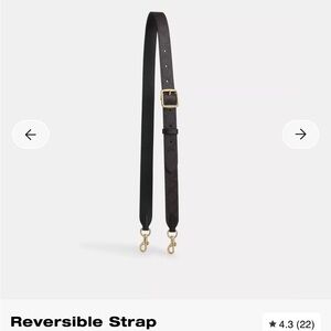 Coach signature canvas Reversible Strap